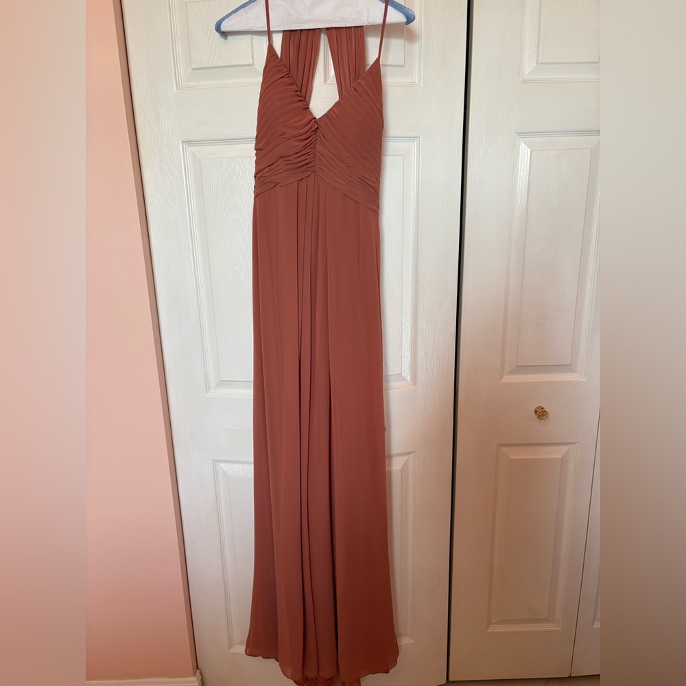 Mori Lee Chiffon Bridesmaid Gown